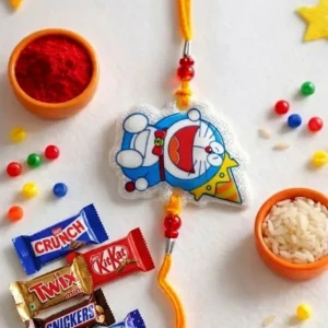 Cute Doraemon Kids Rakhi Combo