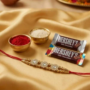 Designer Rakhi for Men with HERSHEY’S Chocolates