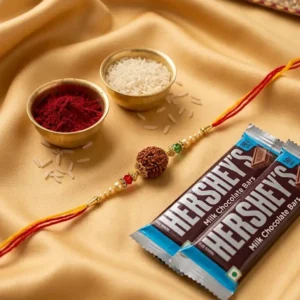 Divine Rudraksha Rakhi with HERSHEY’S Chocolates