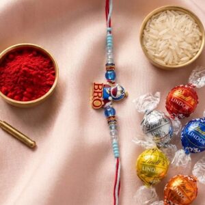 BRO-Rakhi-with-Lindt-Lindor-Chocolates-Combo