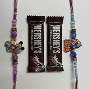 Mickey-Mouse-&BRO-Rakhi-Combo-with-HERSHEY’S-Chocolates