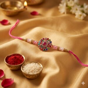 pink-multi-stone-rakhi-to-usa